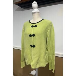 Willow Chartreuse Knit Blouse